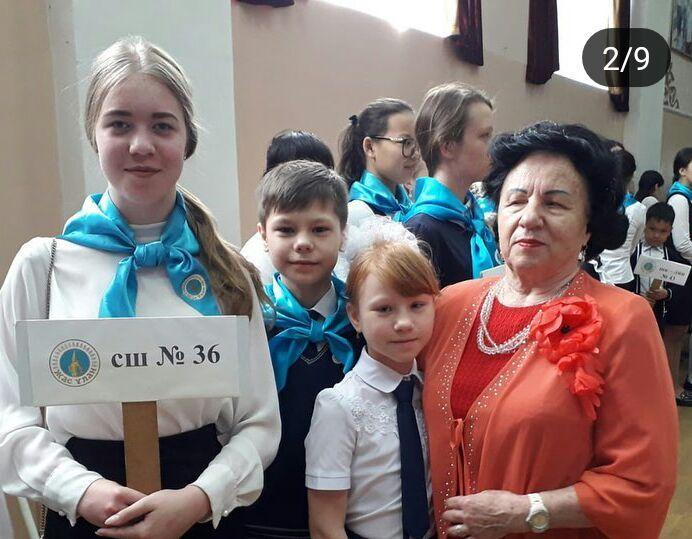 Торжественное посвящение в ряды РОО ЕДЮО "Жас Ұлан"