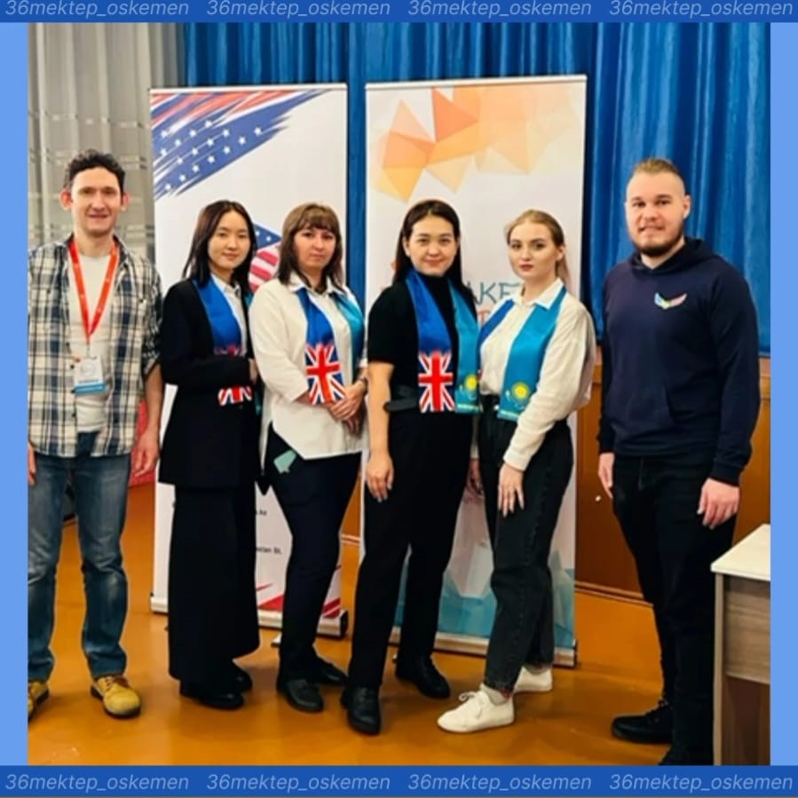 Бүгін бізге «American Corner Oskemen» тіл орталығының басшылары келді .