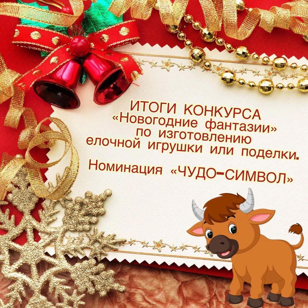 Итоги конкурса "Новогодние фантазии" по изготовлению елочной игрушки или поделки. Номинация "Эко - FANTAZY"
