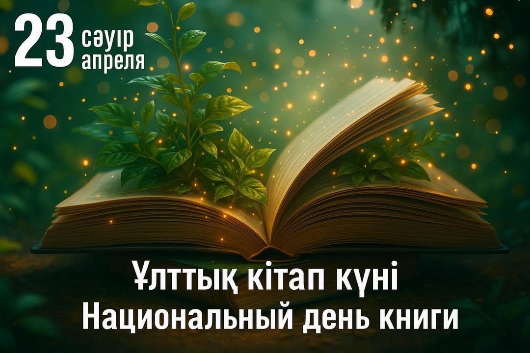 23 сәуір – Ұлттық кітап күні. Бұл күн кітаптың рухани құндылығын еске салып, оқуға деген қызығушылықты арттыратын ерекше мереке.