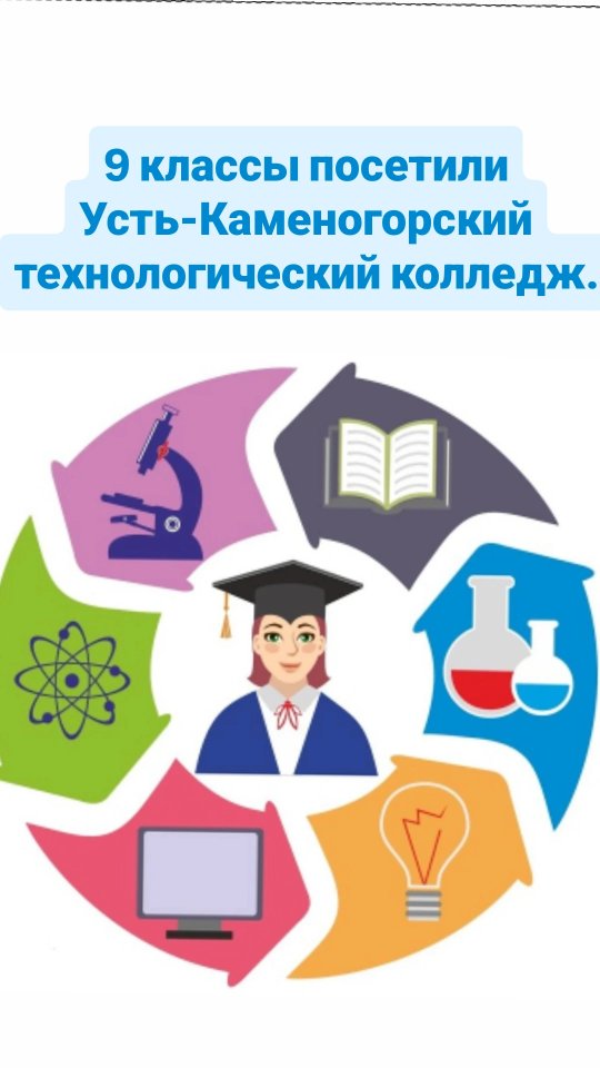 9-сынып оқушылары Өскемен көпсалалы технологиялық колледжіне экскурсия жасап қайтты.