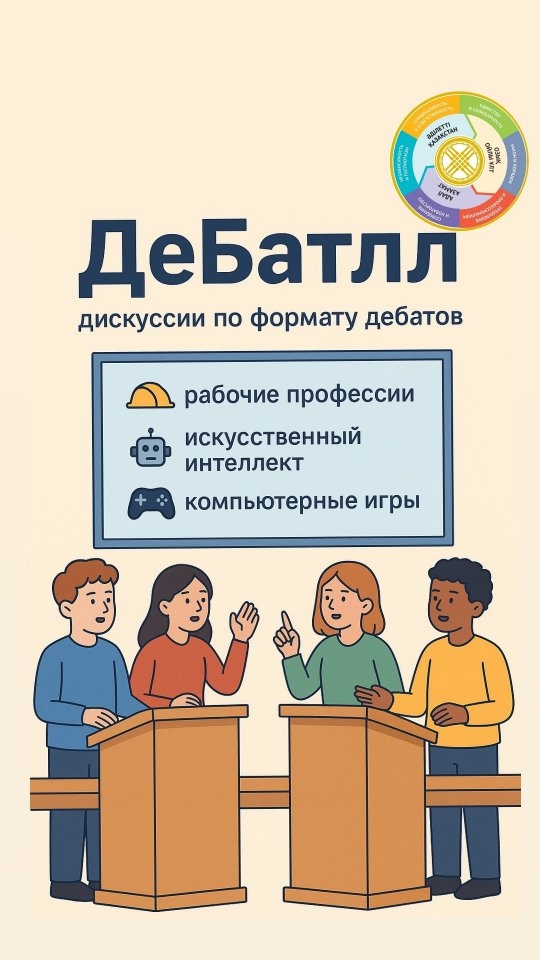 Ал біздің мектепте «ДеБатлл» - талқылау форматында пікірталас өтті.