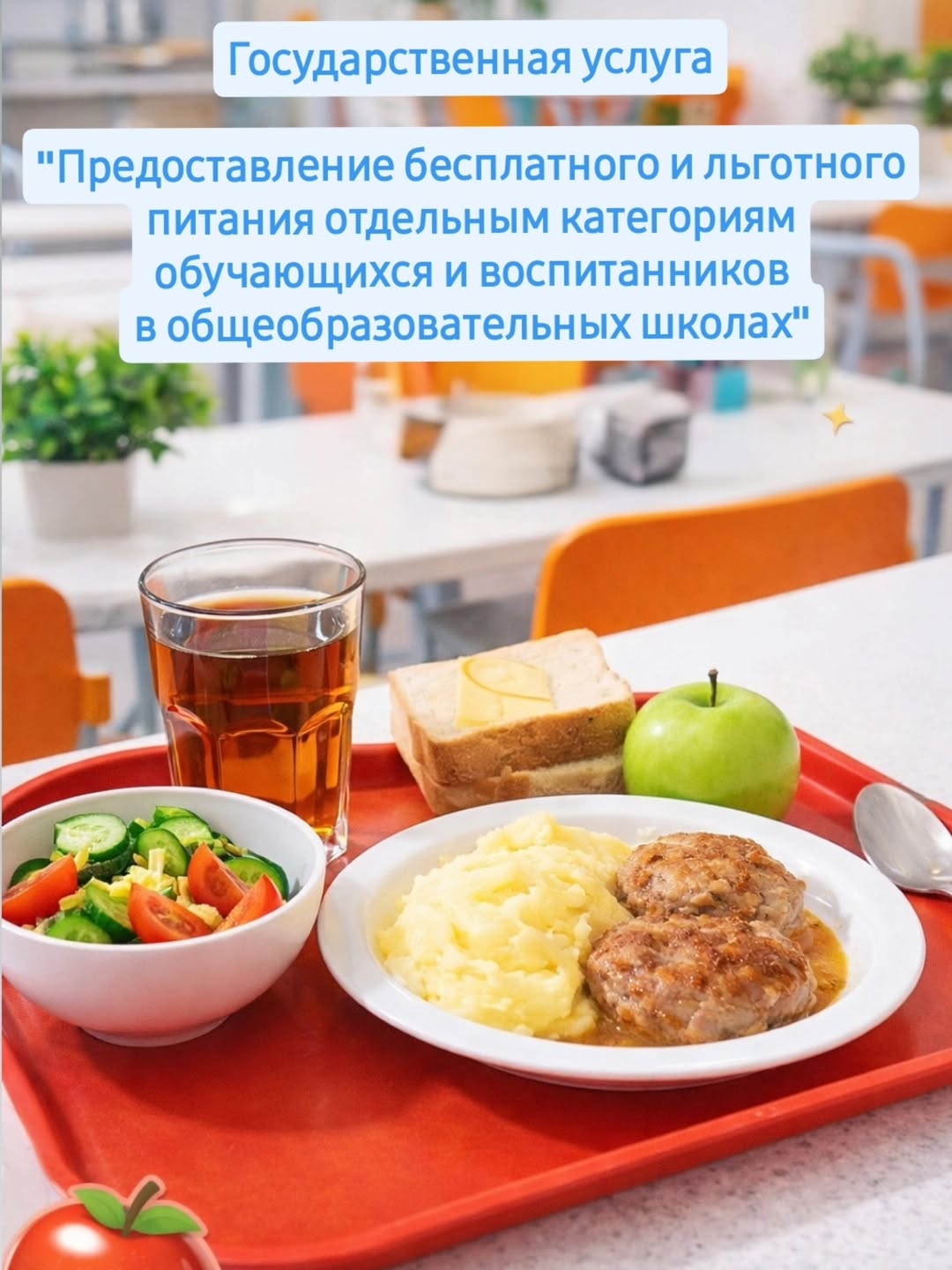 📌 Мемлекеттік қызмет көрсету қағидалары «Жалпы білім беретін мектептерде оқитын білім алушылар мен тәрбиеленушілердің жекелеген санаттарын тегін және жеңілдетілген тамақпен қамтамасыз ету» 🍽️🏫