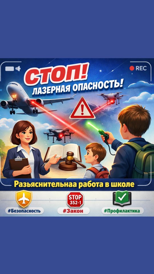 Бүгін мектепте оқушыларға әуе кемелерінің маңында лазерлік құрылғыларды пайдалануға жол берілмейтіні туралы түсіндіру жұмыстары жүргізілді. ✈️🚫