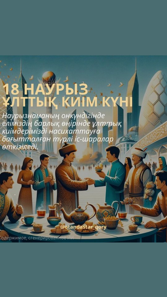 Мектеп президенті, Қазақстанның жас патриоттар академиясының мүшесі Карелов Артём 🇰🇿 ұлттық киім мен заманауи сән туралы шағын әрі өте танымдық дәріс өткізді. 👕✨